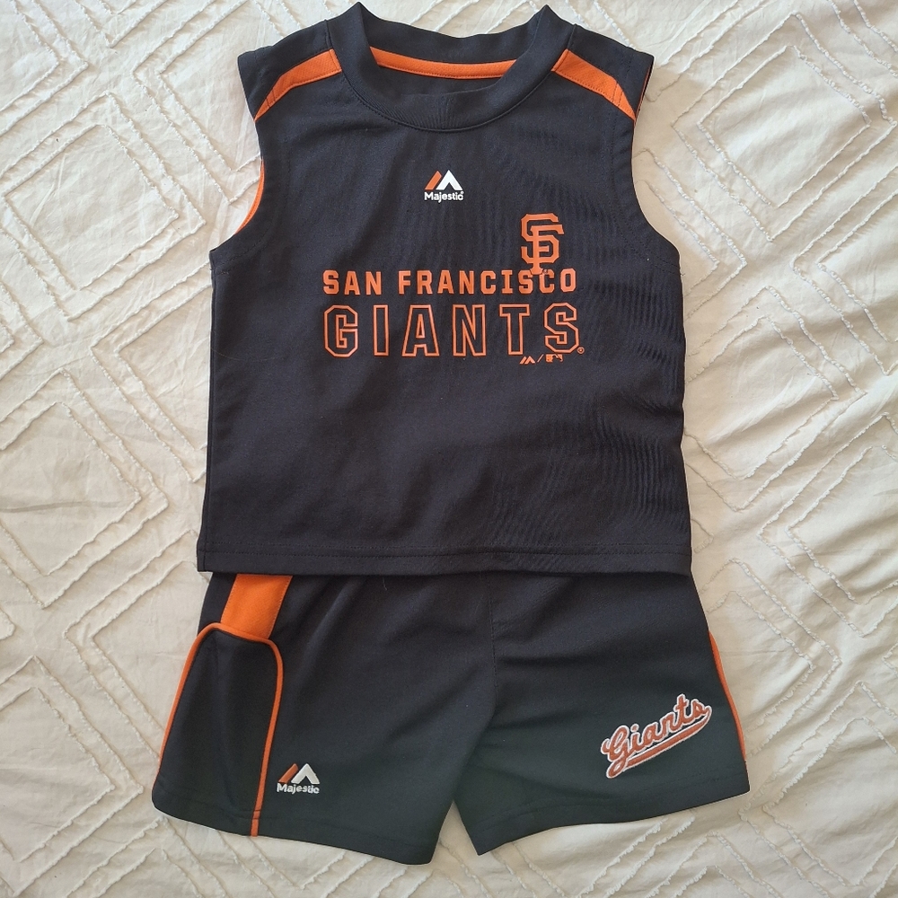 2t SF Giants tank and shorts set